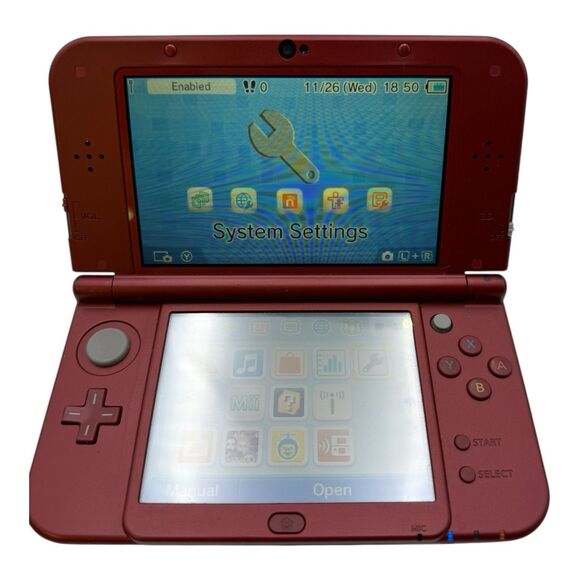 New Nintendo 3DS XL Video Game System (Red-001) - Used - USA W Charger, Stylus - Picture 6 of 8